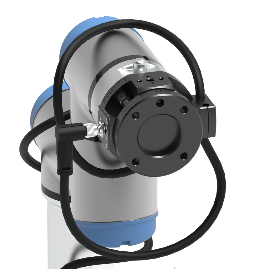 Cable holder for the sensor cable and a 5mm auxiliary cable