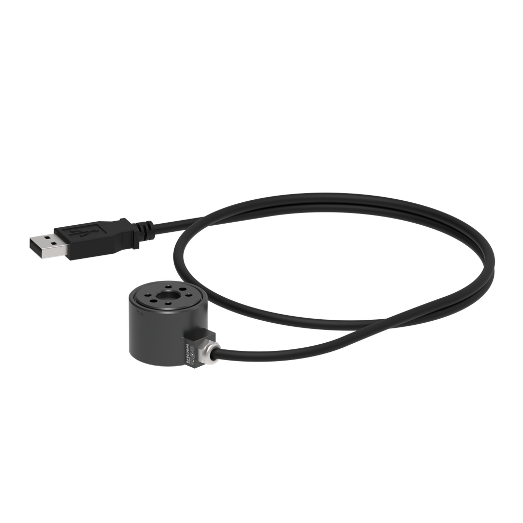 MiniONE 6-axis FT sensor with side USB interface and 2m USB with cable