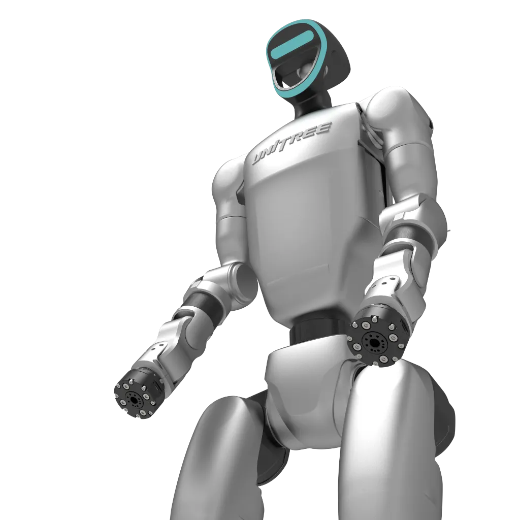 Unitree G1 with mimX 6-axis Force torque sensor wrists