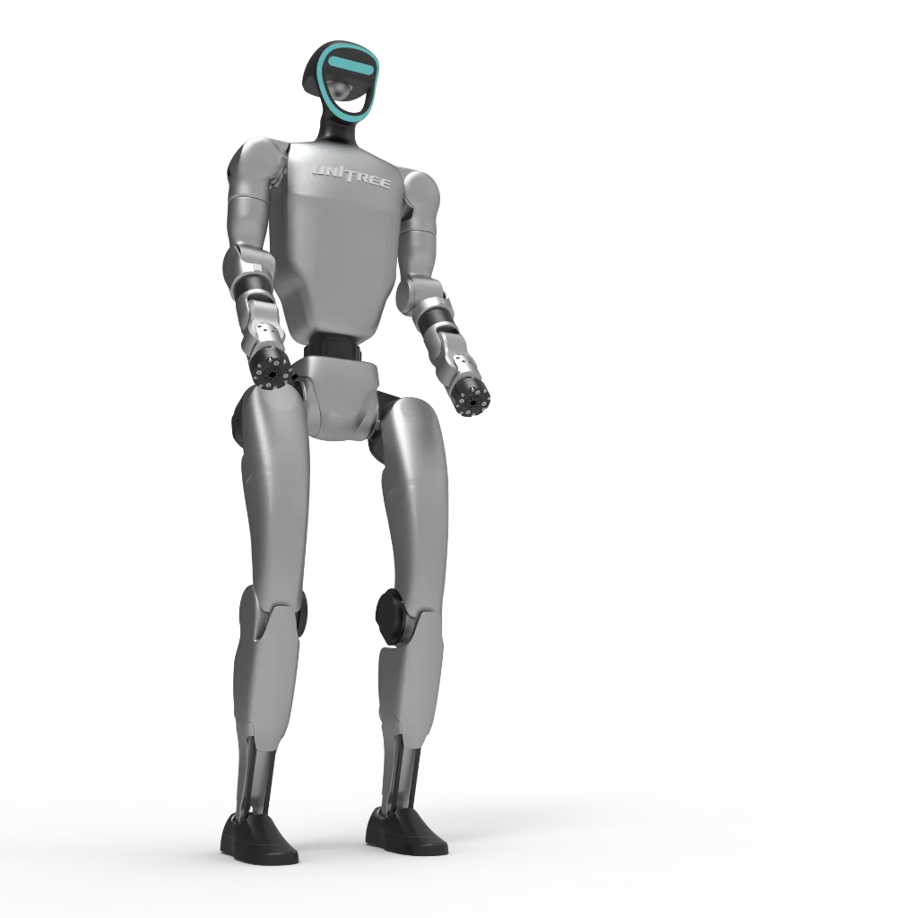 Unitree G1 with mimX 6-axis Force torque sensor full body